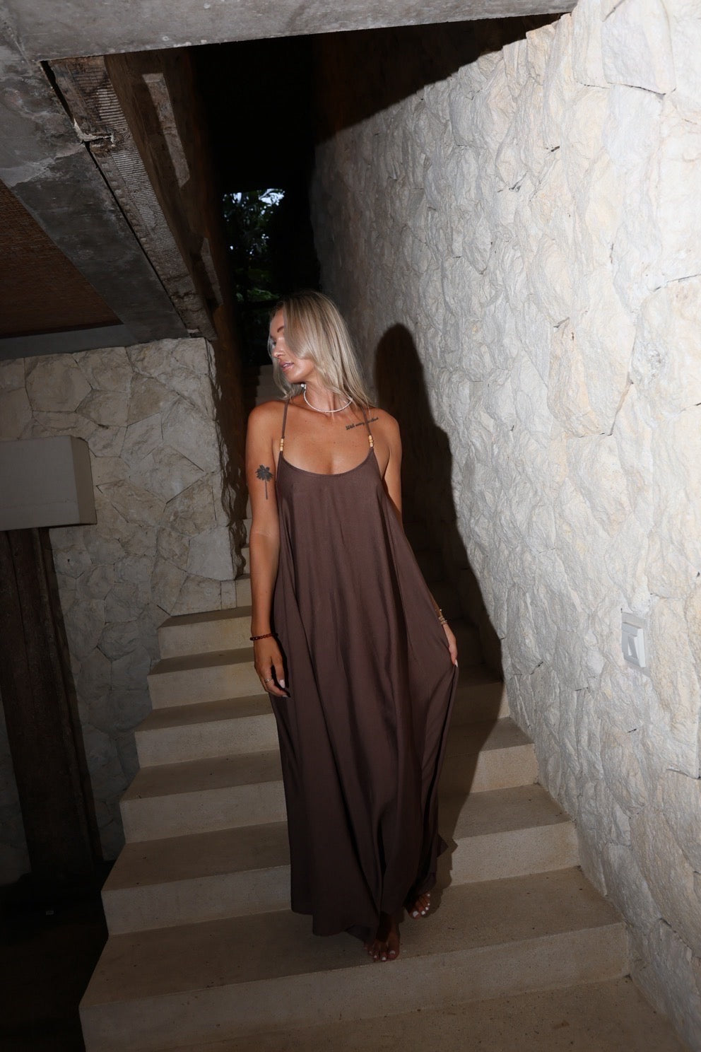 Camilla Dress - Coconut Husk