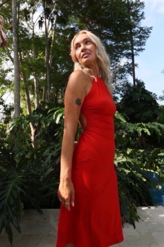 Pennylane Dress - Midi - Chilli