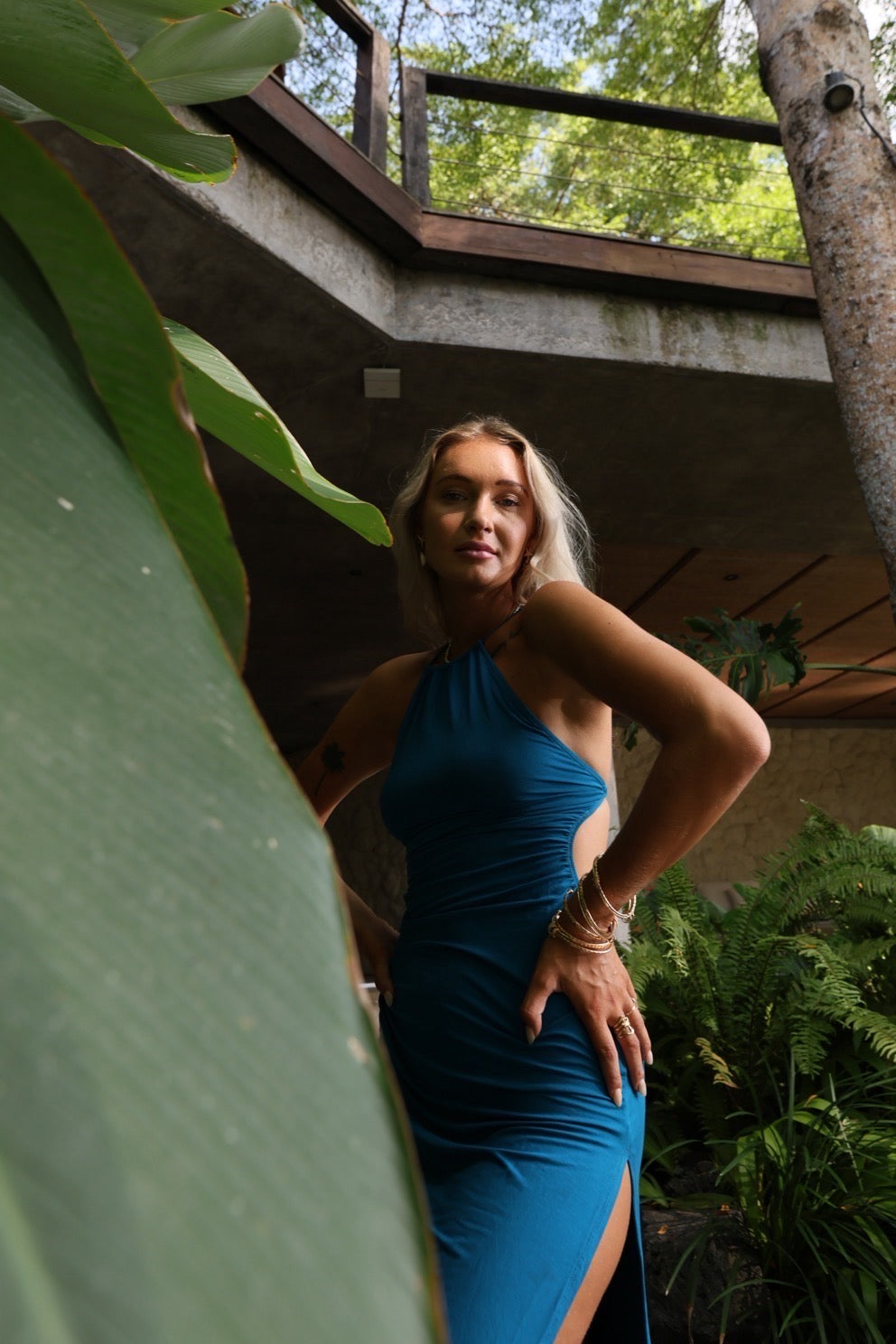 Pennylane Dress - Midi - Ocean