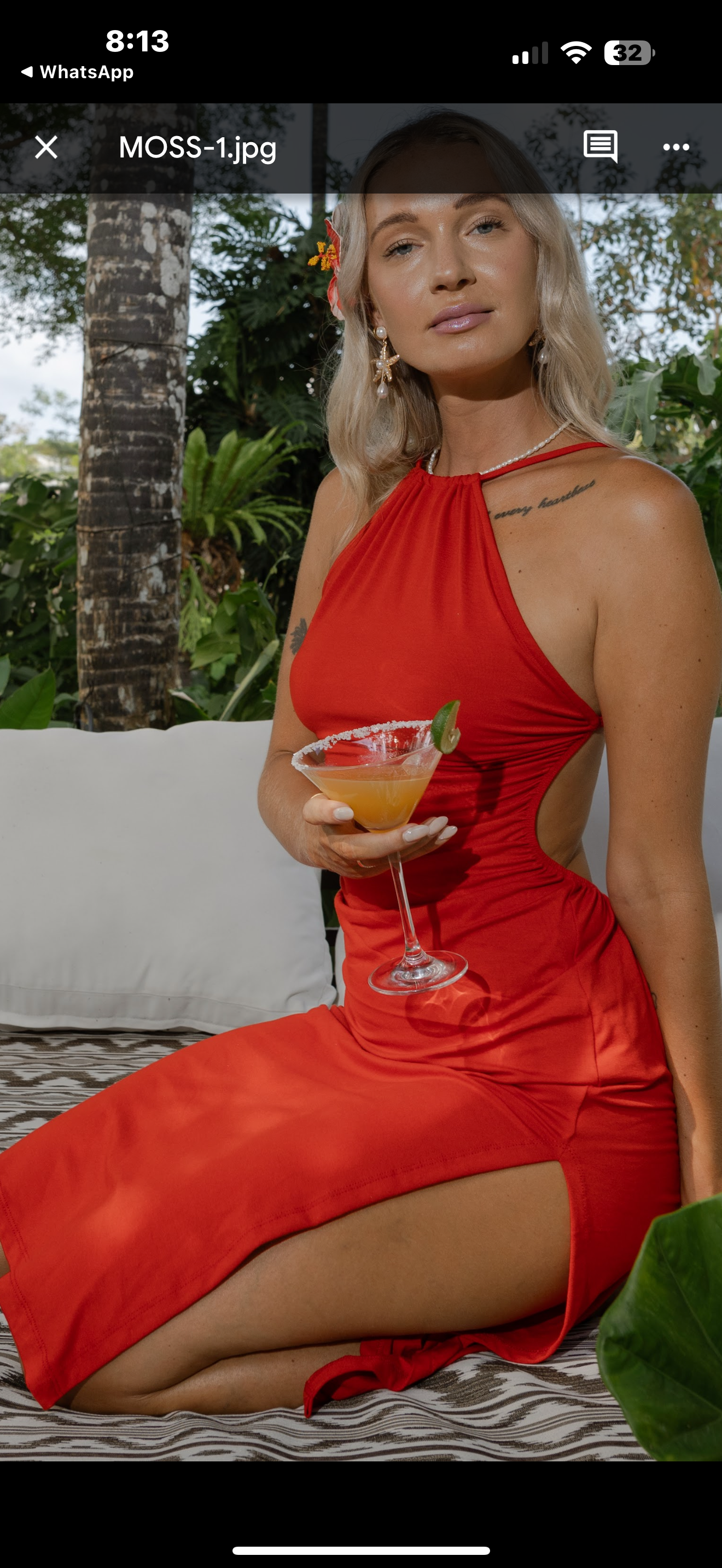 Pennylane Dress - Midi - Chilli