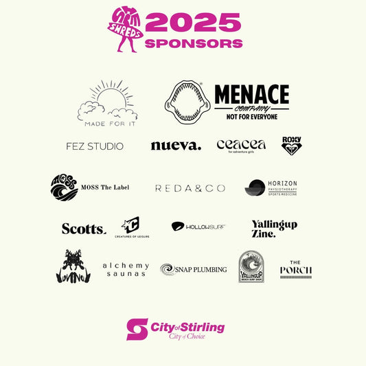 Proud SPONSORS of surfHERS 🏄‍♀️