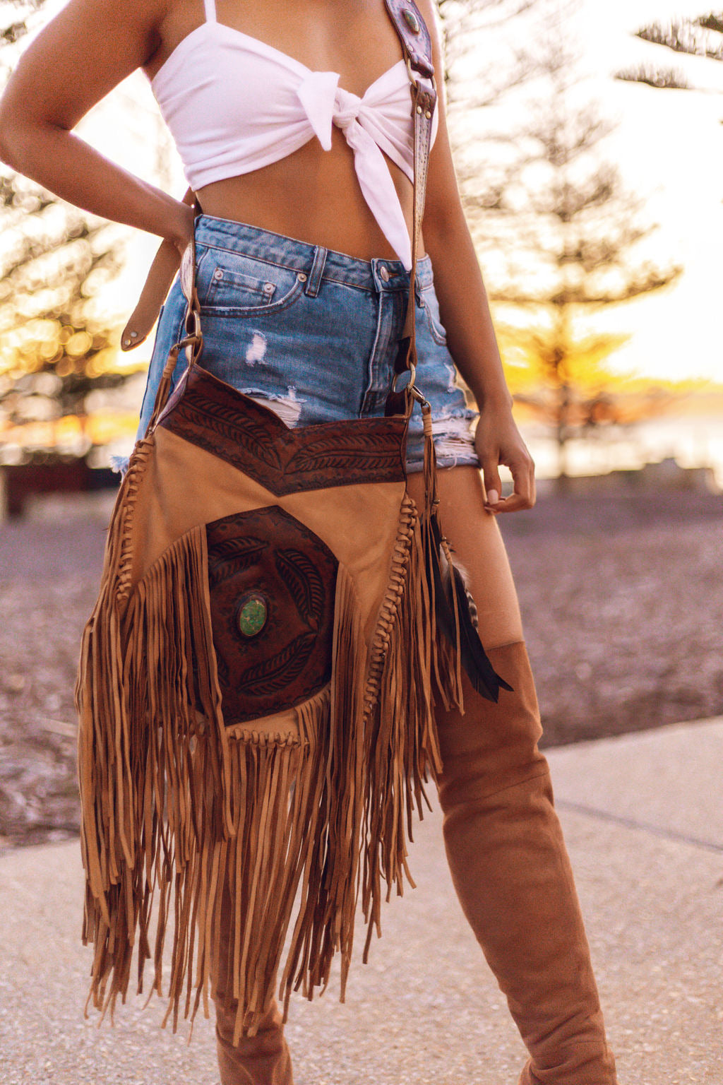 Janis Tassel Bag - MOSS 